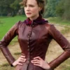 Mudbound Laura McAllan Maroon Jacket