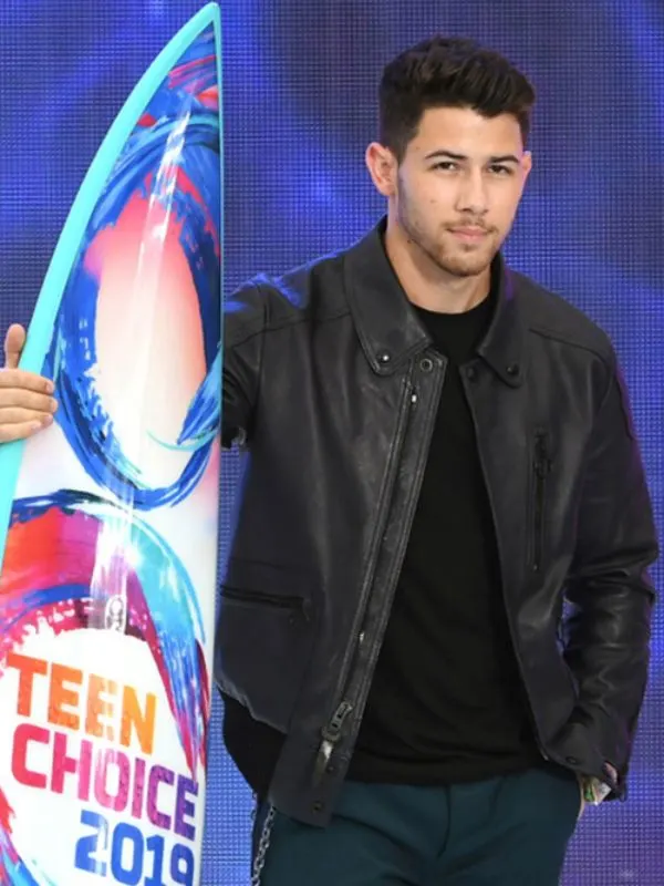 Nick Jonas Black Jacket