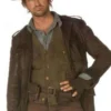 Nims Island Gerard Butler Leather Jacket
