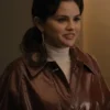 Only Murders in the Building Mabel Mora Leather Long Coat