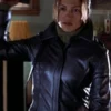Out of Sight Karen Sisco Black Lathe Coat