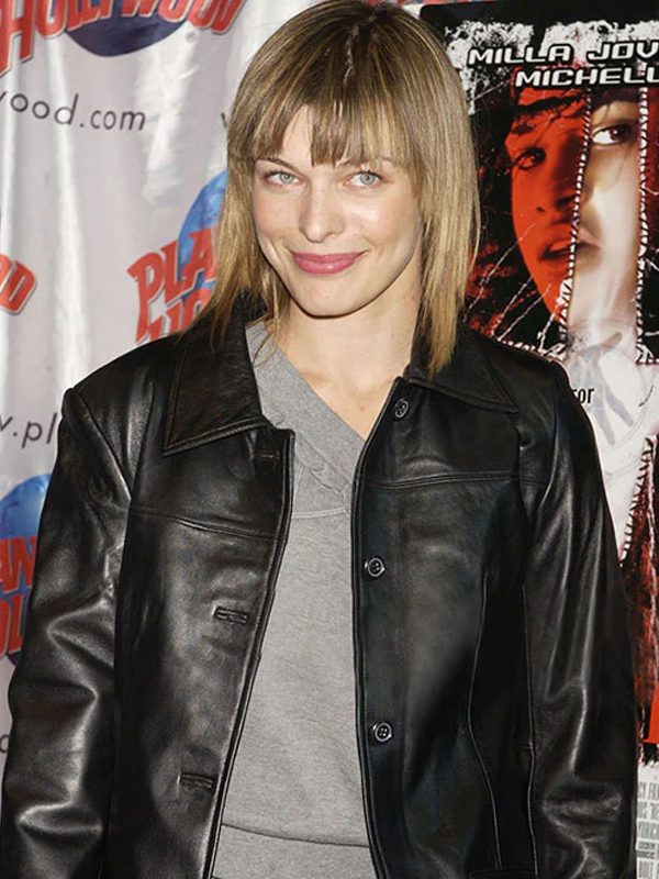 Planet Hollywood Milla Jovovich Black Jacket
