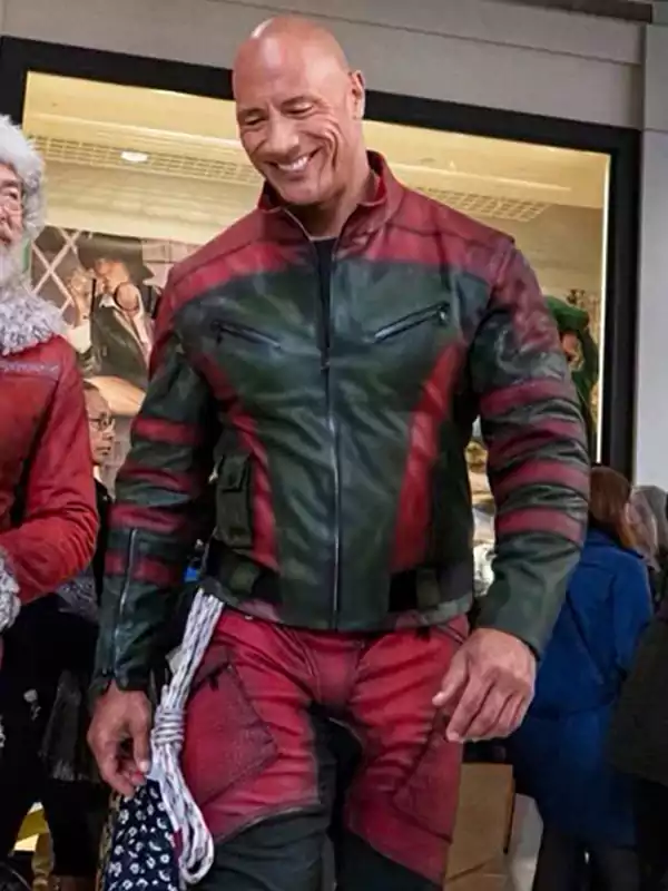 Red One Dwayne Johnson Red Jacket