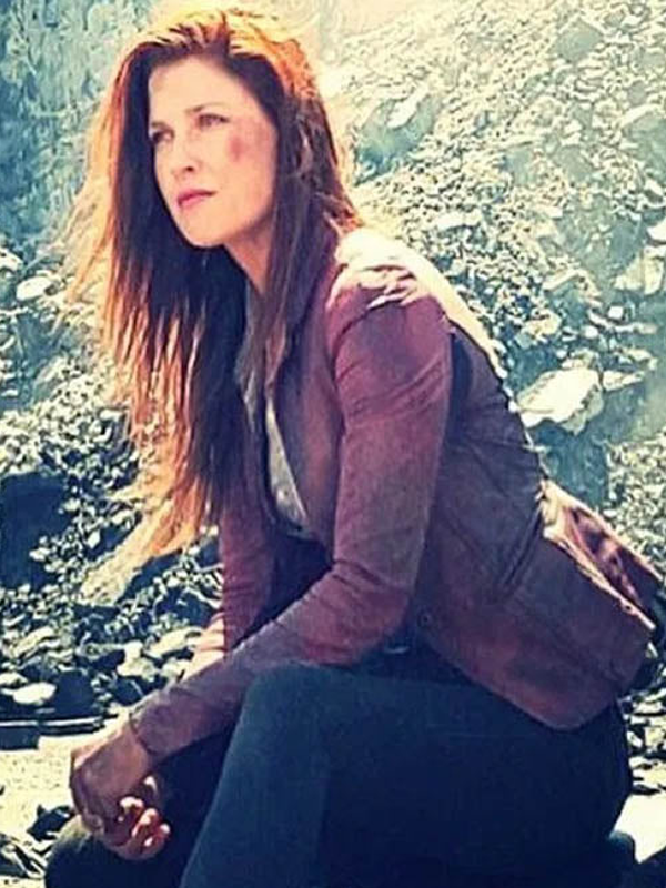 Resident Evil The Final Chapter Ali Larter Maroon Leather Jacket