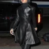 Rihanna Black Blazer Coat