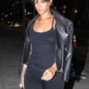 Rihanna Black Jacket