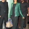Rihanna Green Jacket