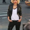 Rita Ora Black Jacket