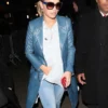 Rita Ora Blue Coat