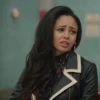 Riverdale Toni Topaz Black Leather Biker Jacket
