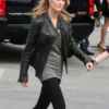 Robin Wright Black Leather Jacket