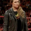 Ronda Rousey Black Leather Jacket