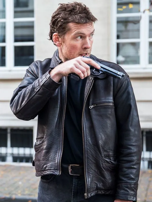 Sam Worthington Brown Leather Jacket
