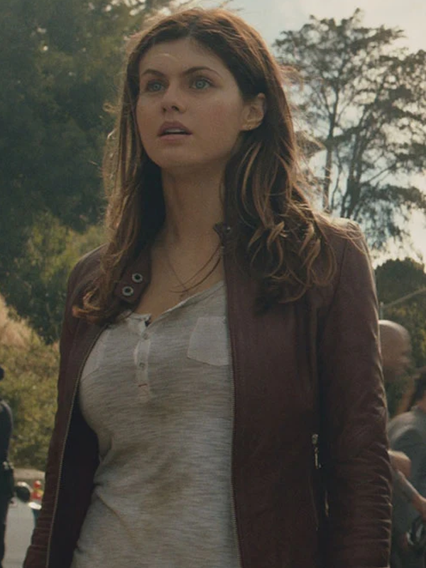 San Andreas Blake Leather Red Jacket