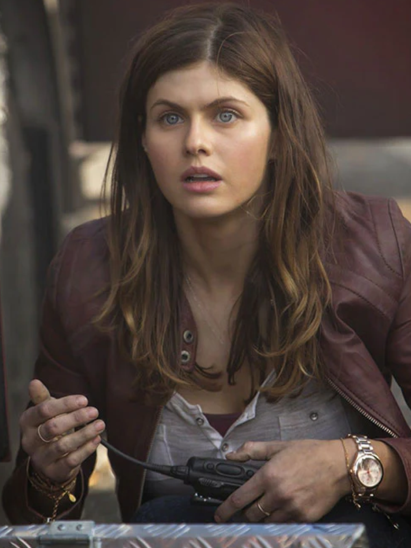 San Andreas Blake Red Leather Jacket