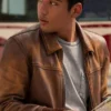 Scary Stories to Tell in the Dark Ramon Morales Brown Leather Jacket