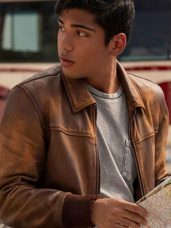 Scary Stories to Tell in the Dark Ramon Morales Brown Leather Jacket