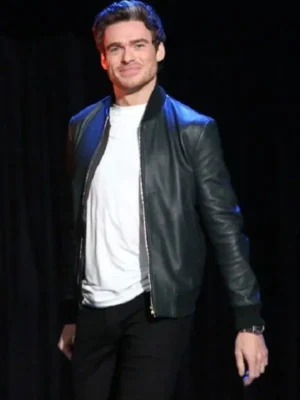 Scottish Actor Richard Madden Black Jacket