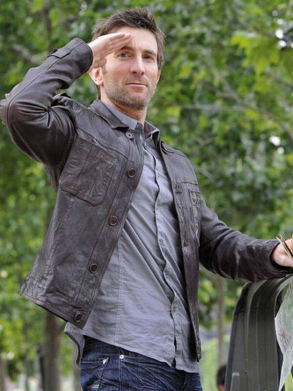 Sharlto Copley Brown Jacket