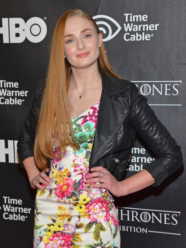Sophie Turner Black Jacket