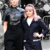 Sophie Turner Leather Shirt