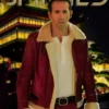 Spirited Ryan Reynolds Maroon Suede Leather Jacket