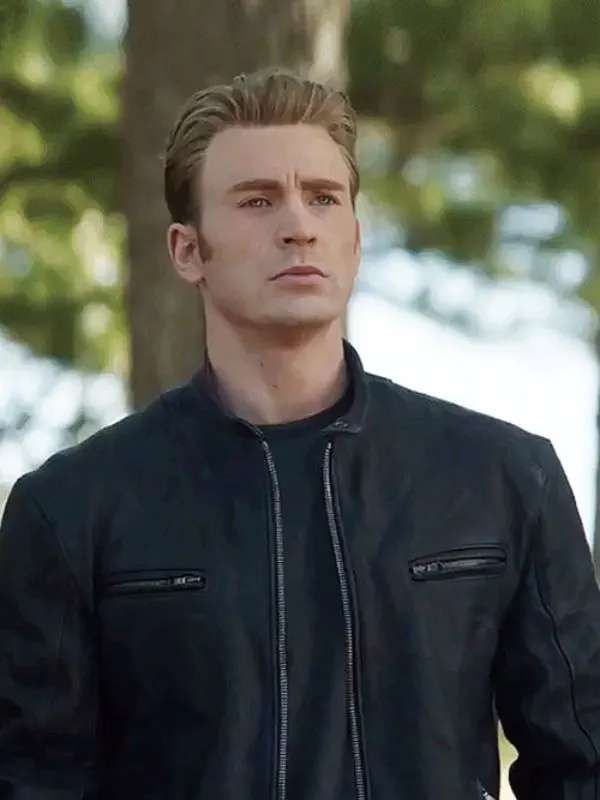 Steve Rogers Black Jacket