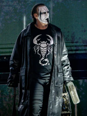 Sting Black Long Coat