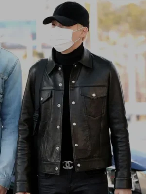Suga Korean Singer Black Jacket