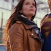 Superman & Lois Bitsie Tulloch Brown Leather Jacket