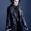 The Demon Barber of Fleet Street Johnny Depp Black Coat