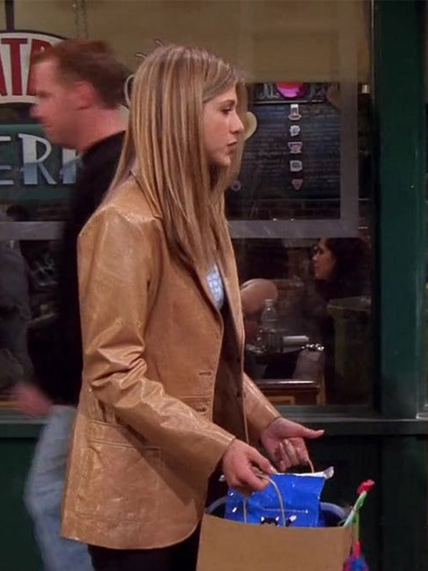 TV Series Friends Jennifer Aniston Brown Jacket