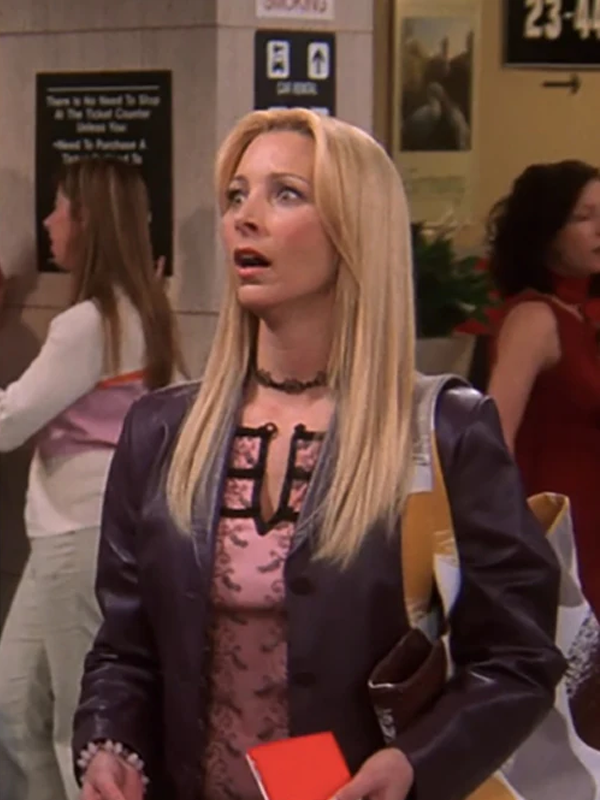 TV Series Friends Lisa Kudrow Purple Jacket