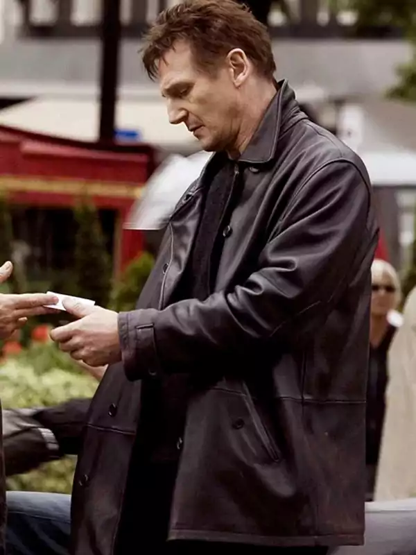 Taken 2 Bryan Mills Black Trench Coat