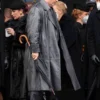 The Batman Colin Farrell Black Leather Coat