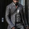 The Dark Tower Idris Elba Black Leather Coat