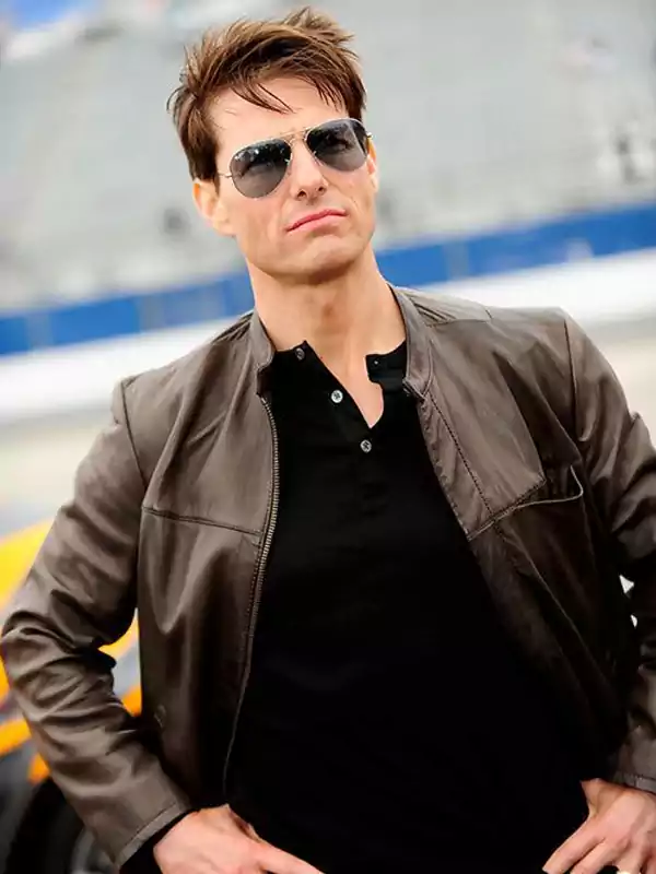 The Daytona 500 Tom Cruise Brown Leather Jacket