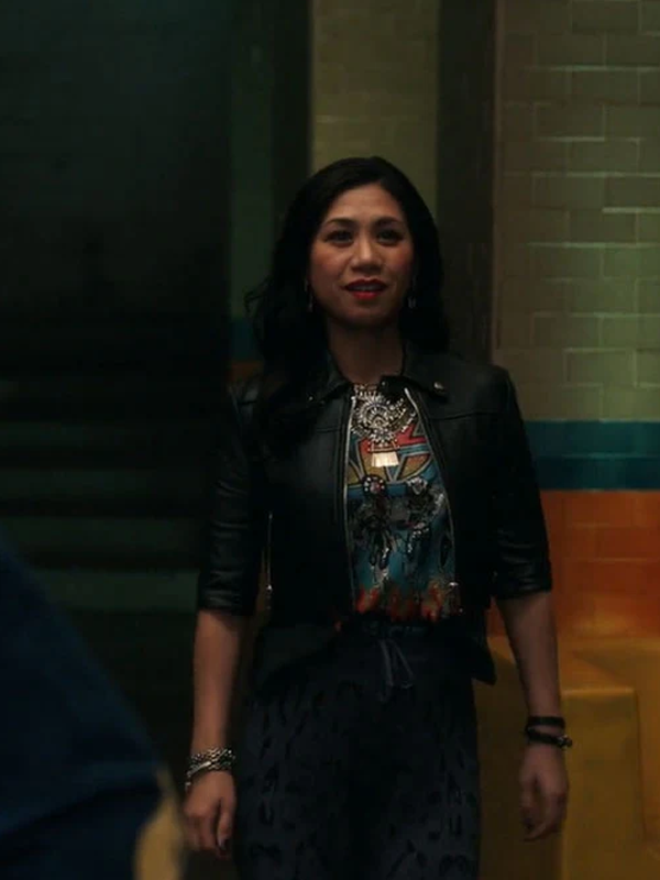 The Equalizer Liza Lapira Black Jacket