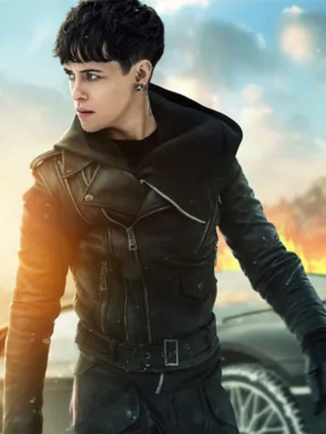 The Girl in the Spider's Web Claire Foy Black Jacket