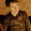 The Girl in the Spiders Web Claire Foy Leather Black Biker Jacket