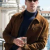 The Man from U.N.C.L.E Armie Hammer Brown Jacket