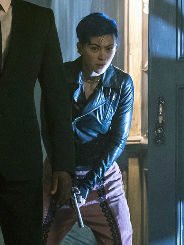 The Matrix Resurrections Bugs Black Leather Jacket