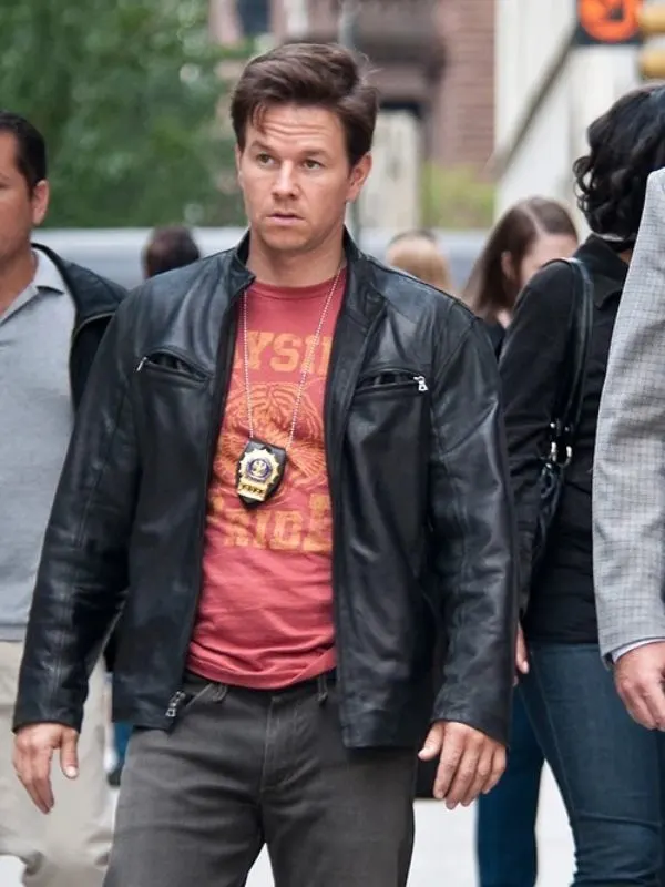 The Other Guys Mark Wahlberg Black Jacket