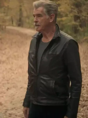 The Out-Laws Pierce Brosnan Black Leather Jacket