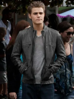 The Vampire Diaries Paul Wesley Black Jacket