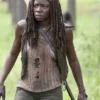 The Walking Dead Michonne Brown Leather Vest