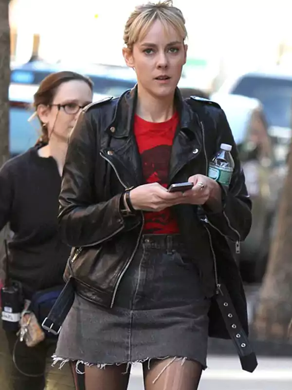 Time Out of Mind Maggie Black Biker Jacket