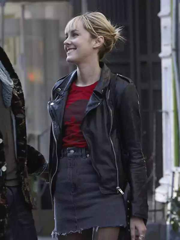 Time Out of Mind Maggie Black Biker Jacket