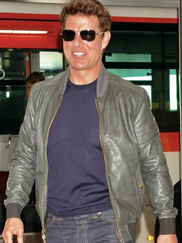 Tom Cruise American Actor Gray Jacket