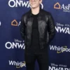 Tom Holland Actor Black Leather Jacket
